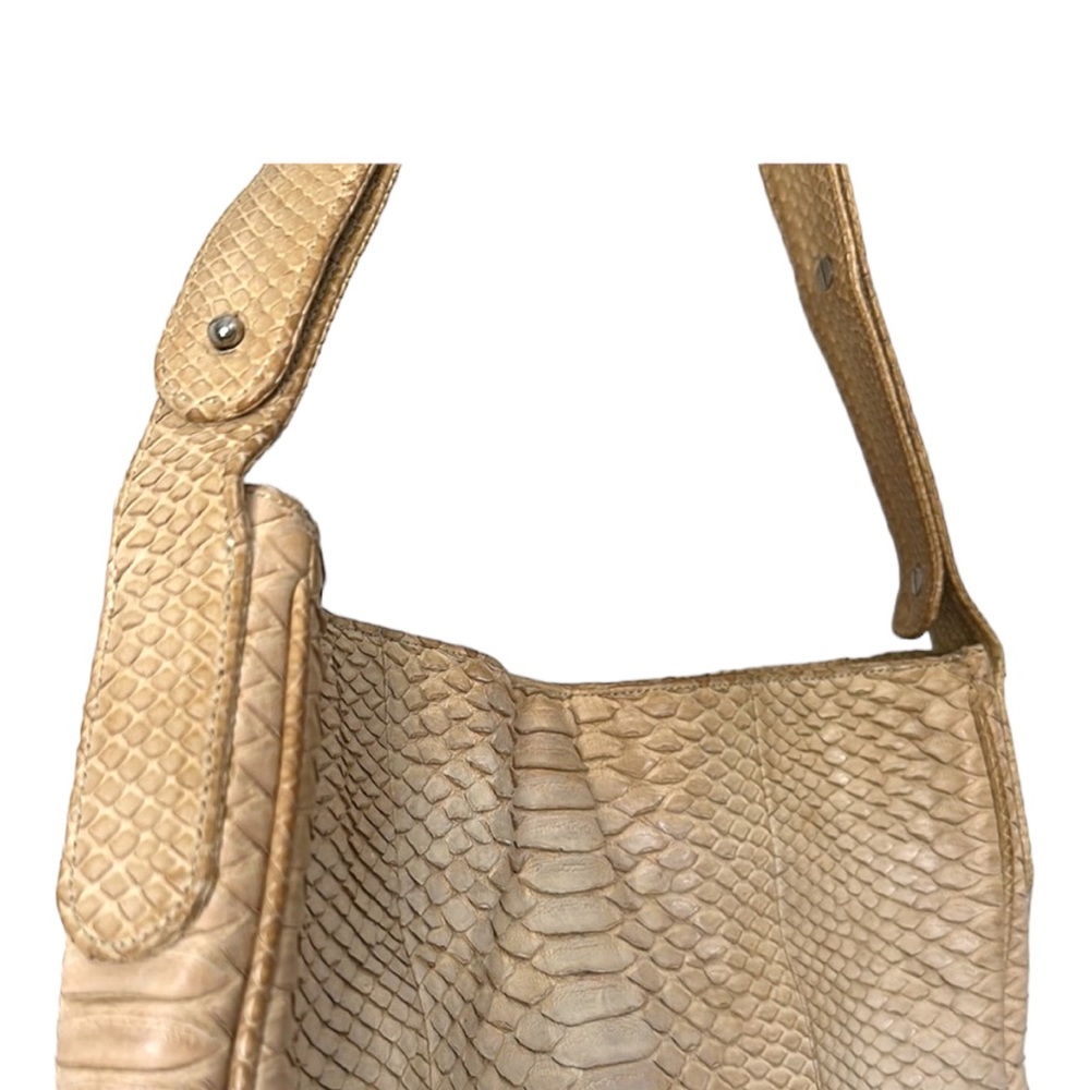 Alexandra Knight Authentic Python Hobo Handbag - Picture 5 of 7